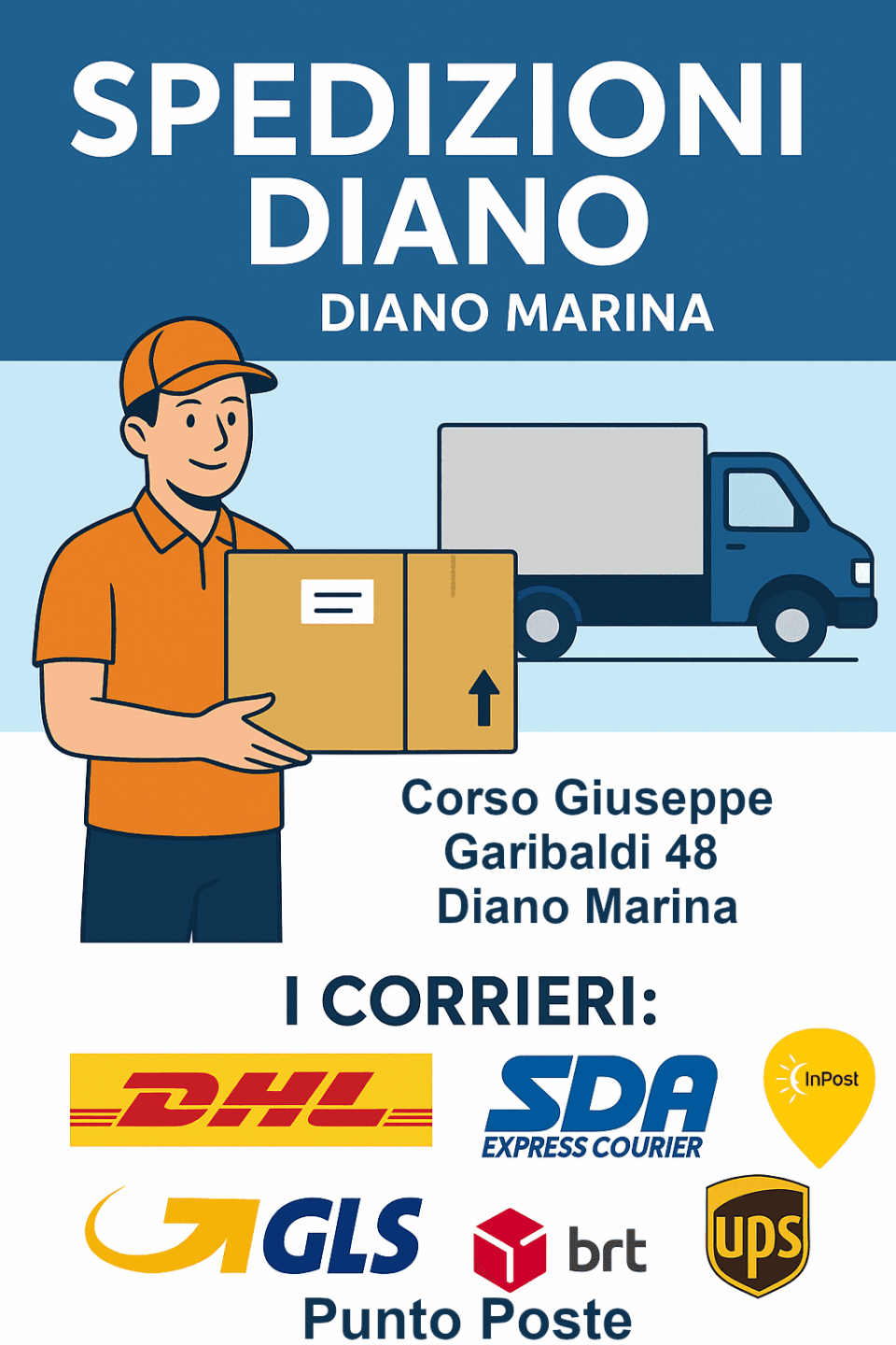 Spedizioni Diano - Presso Tabaccheria 9 a Diano Marin