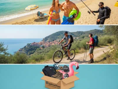 Punto di ritiro pacchi a Diano Marina per attrezzatura da spiaggia, sub, pesca e mountain bike - Spedizioni Diano